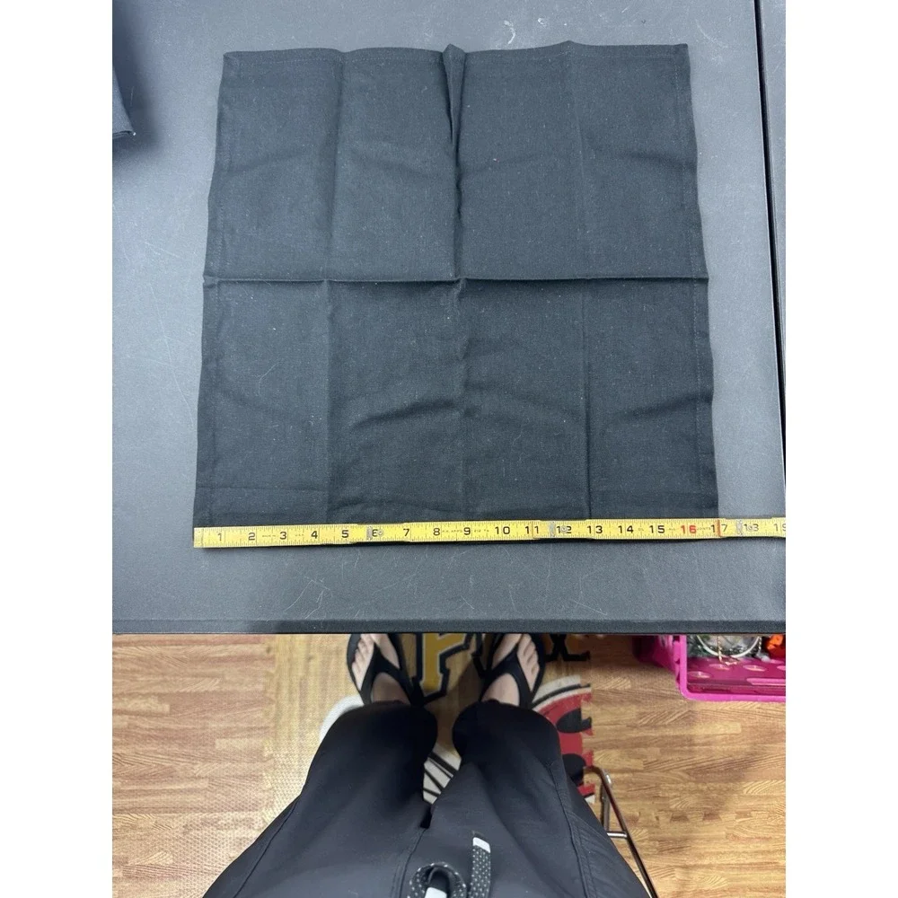 Set of 8 Black‎ Cloth Napkins